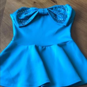 strapless , small Charlotte Russe blouse